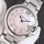 TW Factory Cartier Ballon Bleu De Quartz Movement White/Pink/Red/Light Blue Face Lady Watch